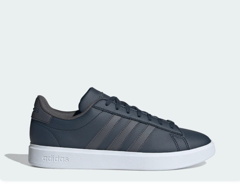Adidas Low-Top Sneakers - Dark Navy, Charcoal & White
