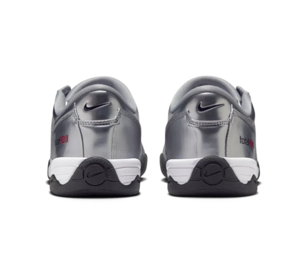 Nike Total 90 III Sneakers – Metallic Silver, Black & Red