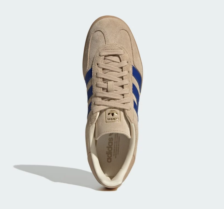 Adidas Gazelle Sneakers - Beige, Royal Blue & Gum