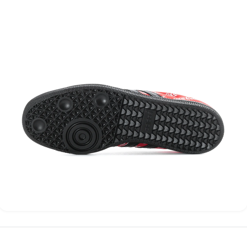 Adidas Coca-Cola Print Low-Top Sneakers - Red, Black & White