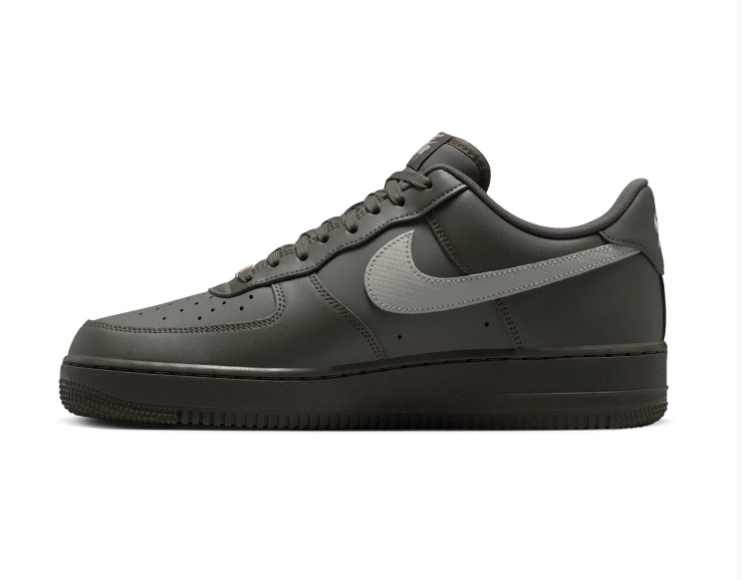 Nike Air Force 1 Low Sneakers – Dark Olive & Grey