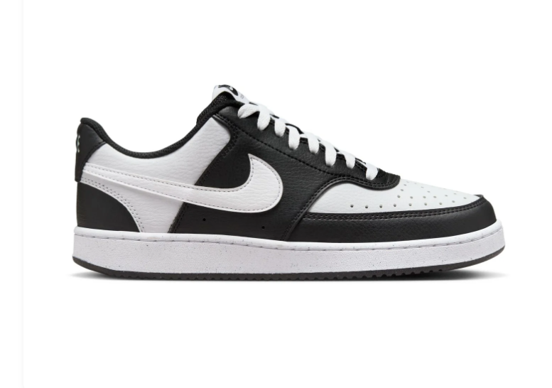 Nike Court Vision Low Sneakers – Black & White