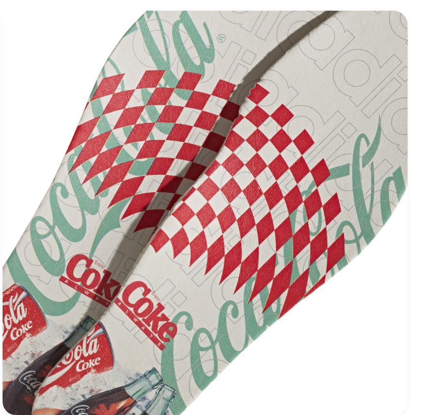 Adidas Coca-Cola Print Low-Top Sneakers - Red, Black & White