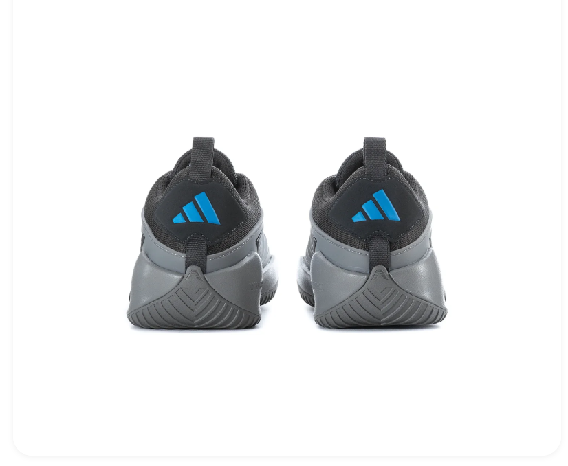 Adidas Low-Top Mesh Sneakers – Black, Grey & Bright Blue
