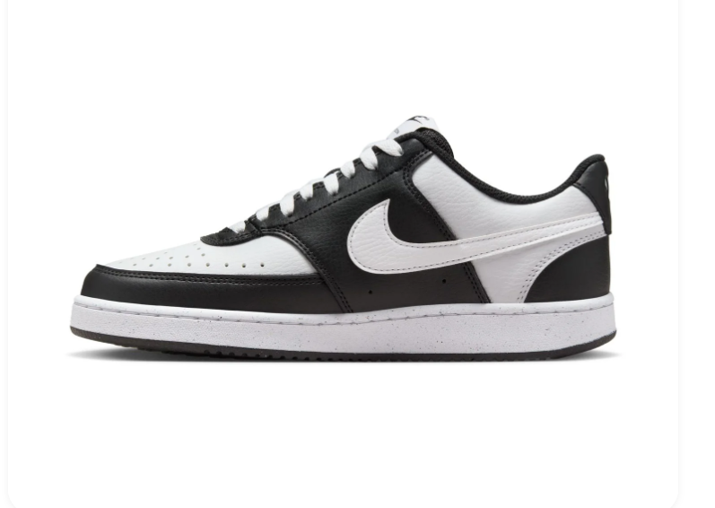 Nike Court Vision Low Sneakers – Black & White