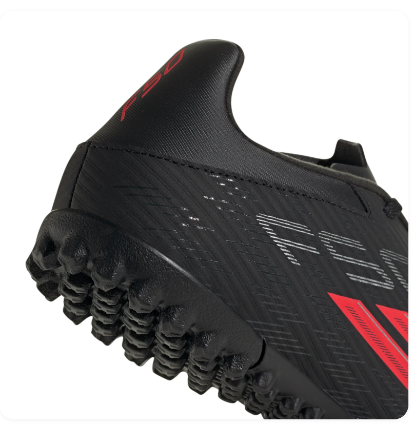 Adidas F50 Turf Soccer Shoes - Black & Red
