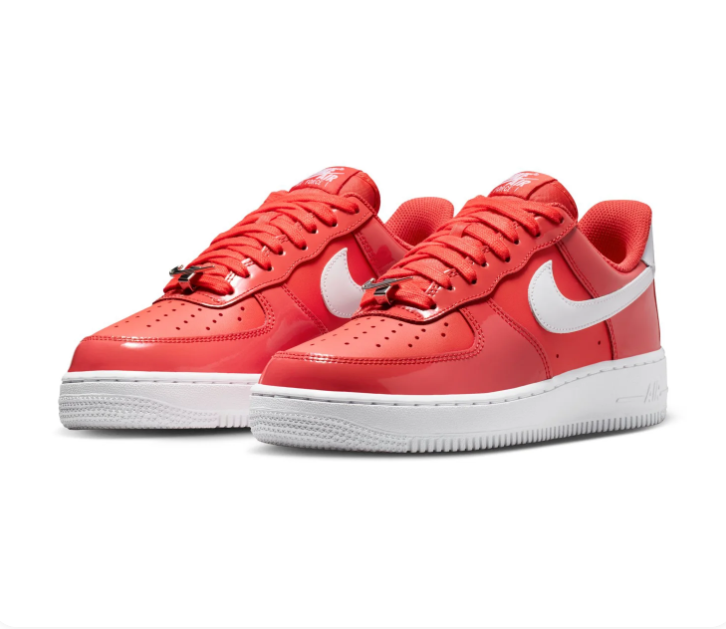 Nike Air Force 1 Low Sneakers – Red & White