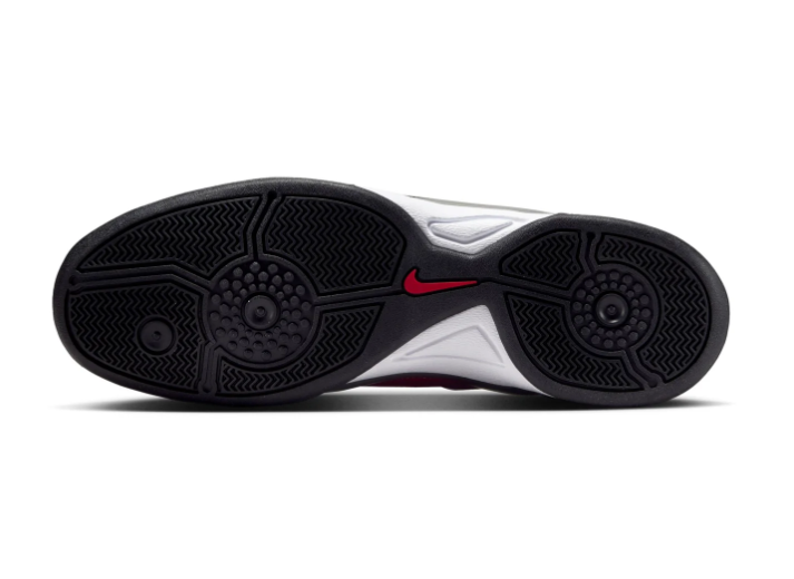 Nike Total 90 III Sneakers – Metallic Silver, Black & Red