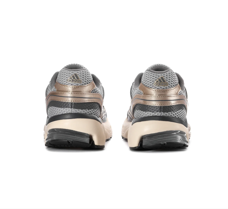Adidas Retro Mesh Sneakers - Grey, Metallic Champagne & Cream