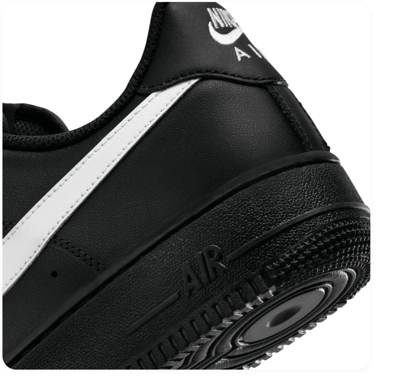 Nike Air Force 1 Low Sneakers – Black & White