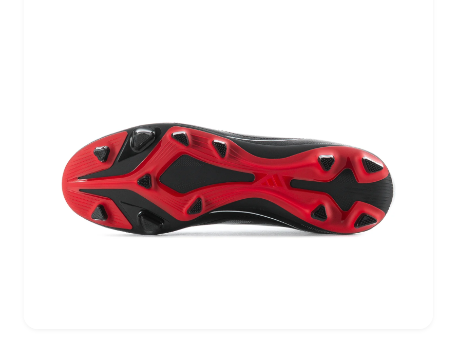 Adidas Goletto Soccer Cleats - Black, White & Red