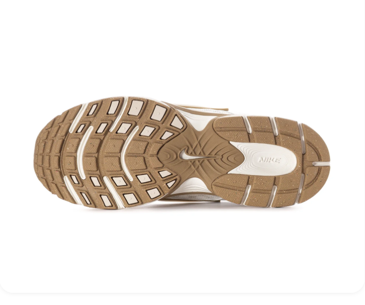 Nike Retro Mesh Sneakers – White, Light Grey & Gold