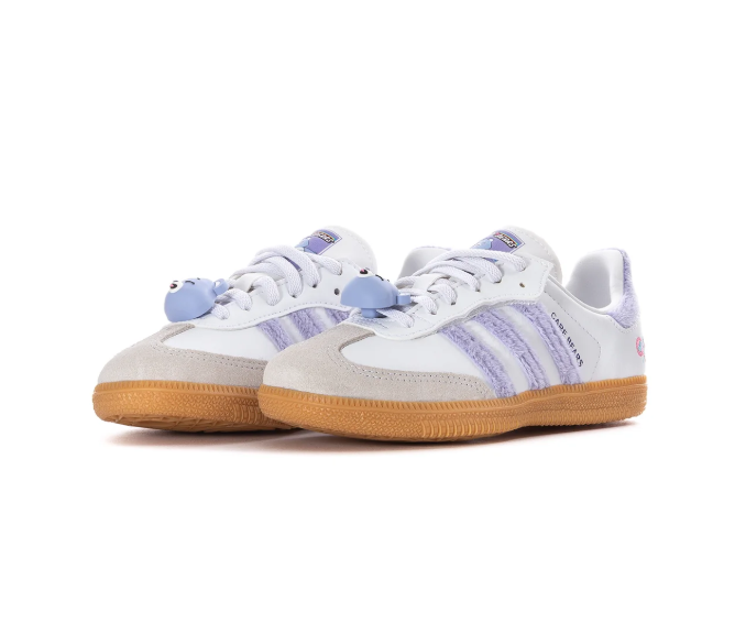 Adidas Care Bears Low-Top Sneakers - White, Lavender & Gum