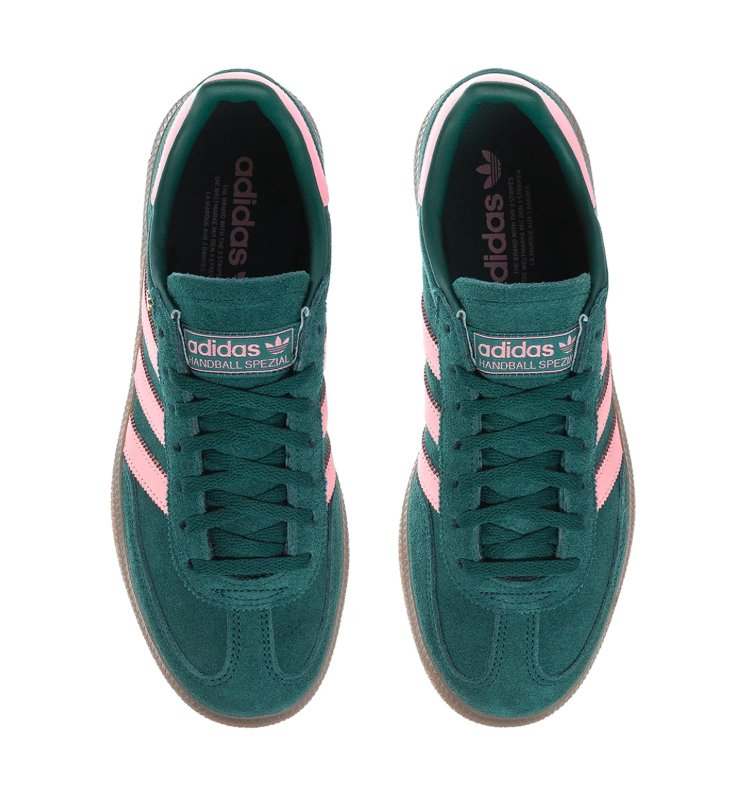 Adidas Handball Spezial Sneakers - Dark Green, Pink & Gum