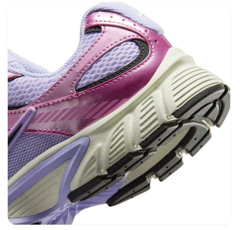 Nike Retro Mesh Sneakers – Lilac, Metallic Pink & Black