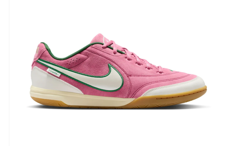 Nike Tiempo Low-Top Sneakers – Pink, Cream & Green