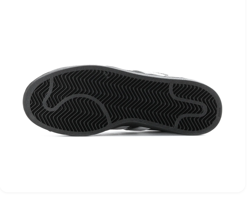 Adidas Superstar Glossy Shell-Toe Sneakers - Black & White