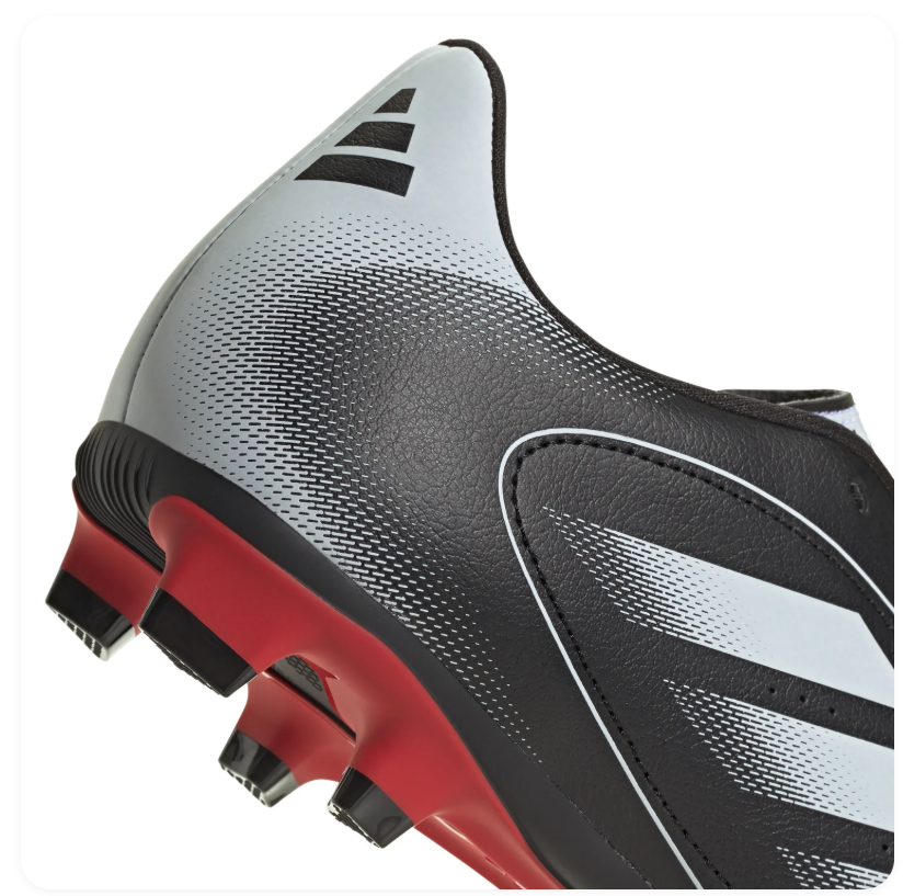 Adidas Goletto Soccer Cleats - Black, White & Red