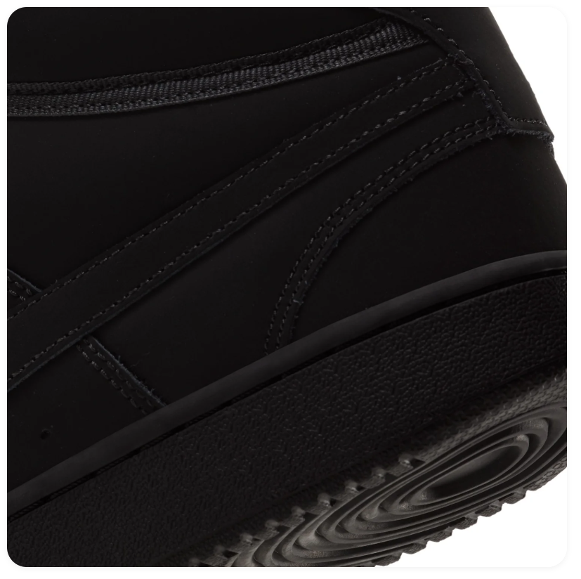 Nike All-Black High-Top Sneakers