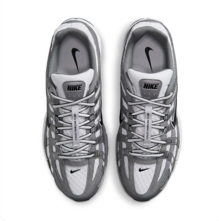 Nike P-6000 Mesh Sneakers – Grey, White & Black