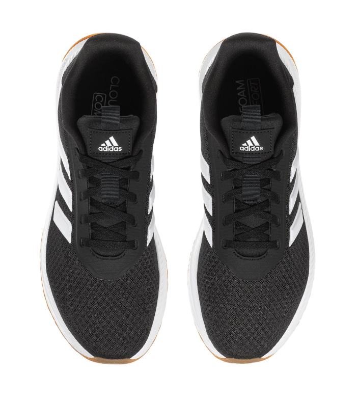 Adidas Mesh Low-Top Sneakers – Black, White & Gum