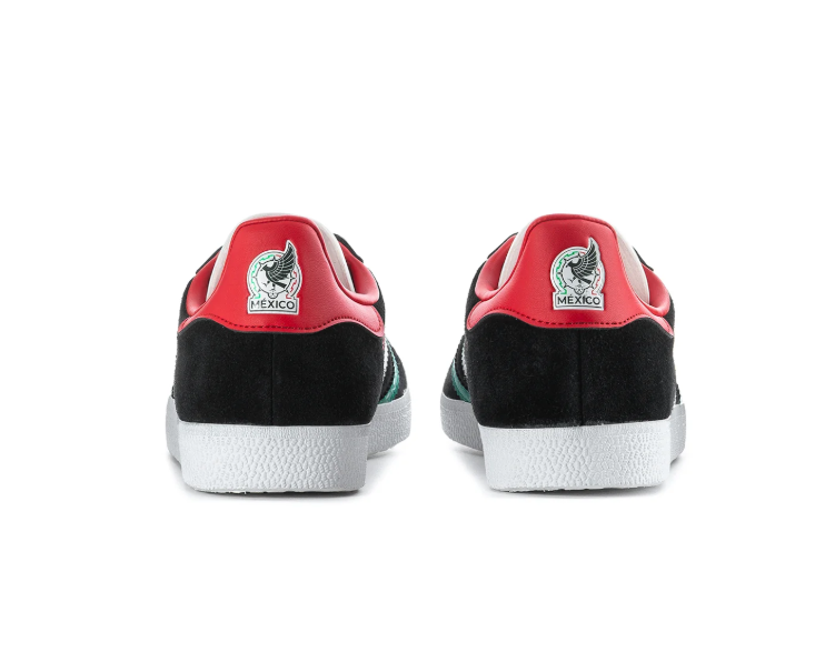 Adidas Gazelle Mexico Sneakers - Black, Green, White & Red