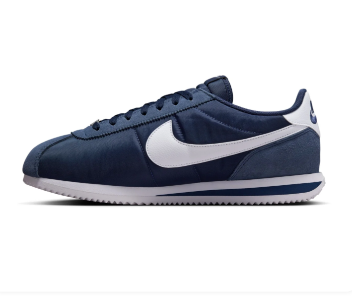 Nike Navy & White Retro Low-Top Sneakers