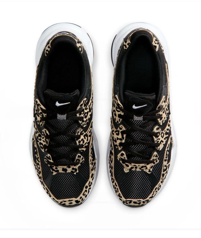 Nike Leopard Print Chunky Sneakers – Black & White