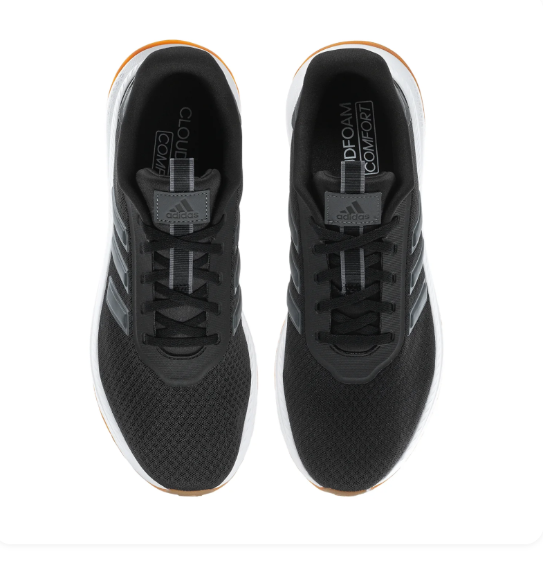 Adidas Mesh Low-Top Sneakers - Black, White & Gum