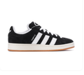 Adidas Campus Low-Top Sneakers – Black, White & Cream with Gum Sole