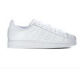 All-White Shell-Toe Low-Top Sneakers