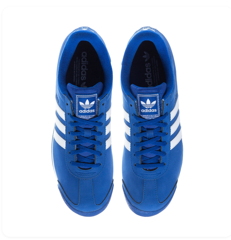 Adidas Samoa Low-Top Sneakers - Royal Blue & White