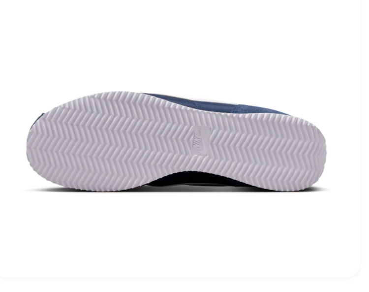 Nike Navy & White Retro Low-Top Sneakers