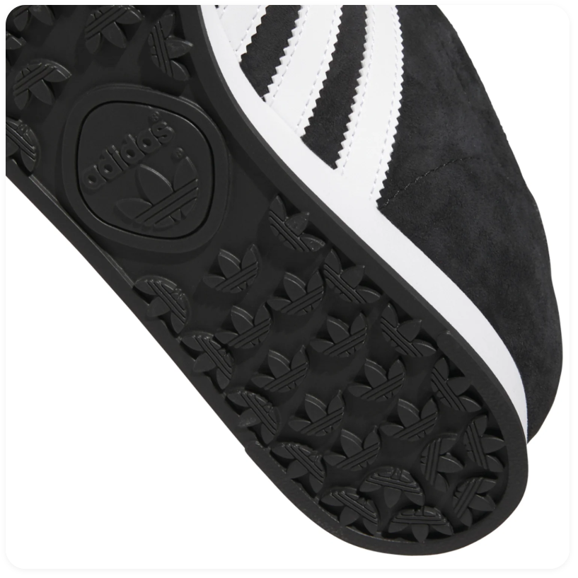 Adidas Samoa Low-Top Sneakers – Black & White