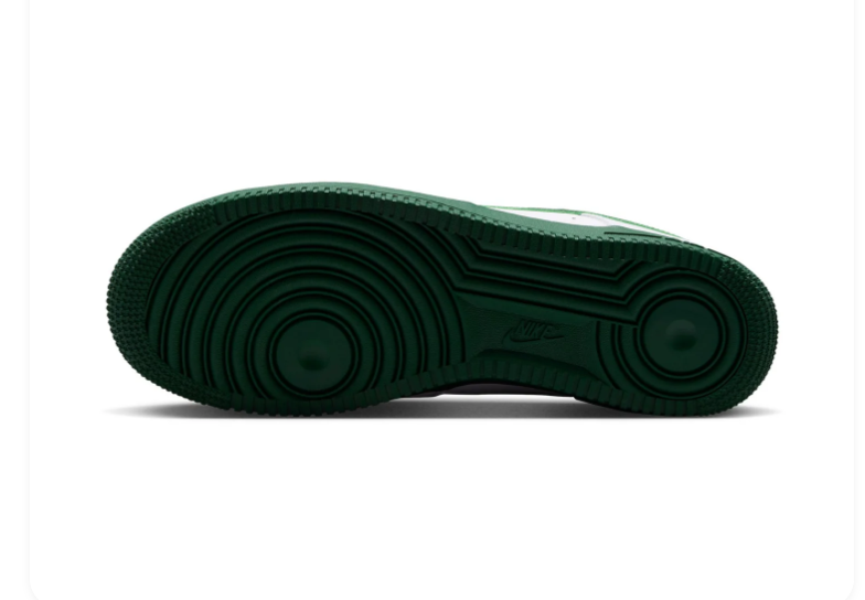 Nike Air Force 1 Low Sneakers – White & Forest Green