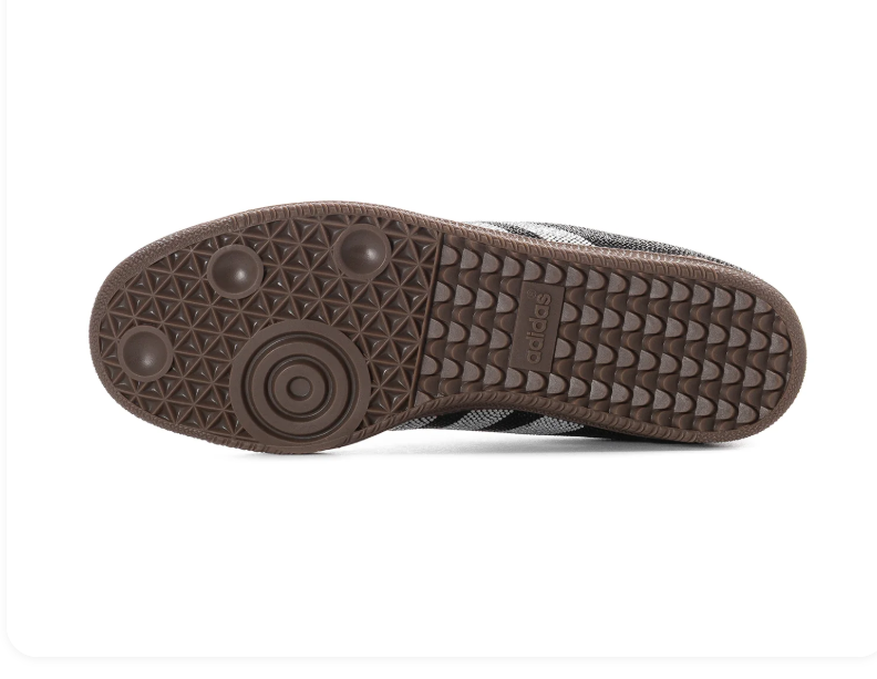 Adidas Rhinestone Low-Top Sneakers - Black, Silver & Brown