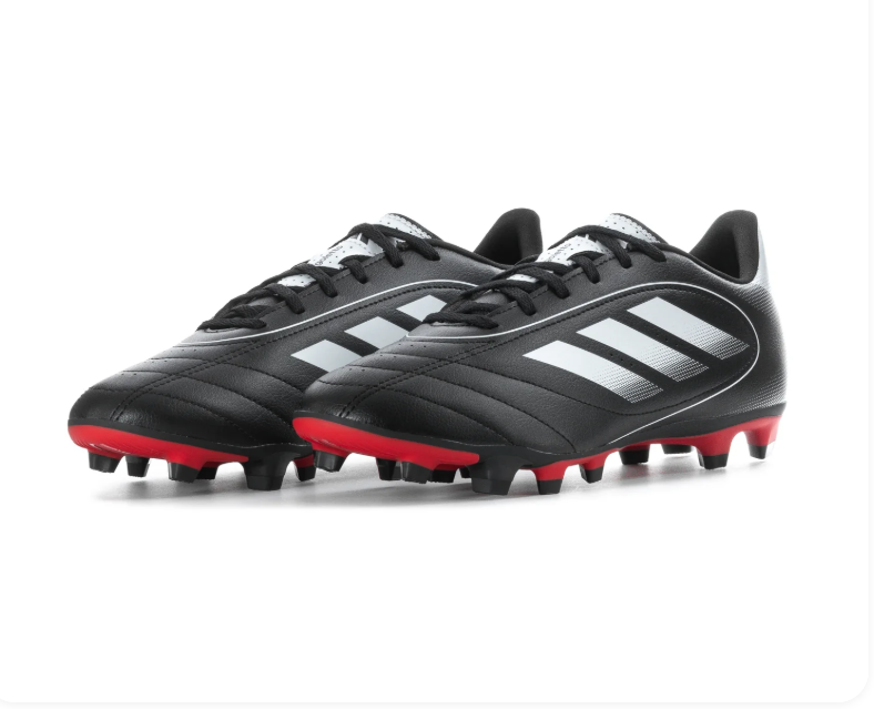 Adidas Goletto Soccer Cleats - Black, White & Red