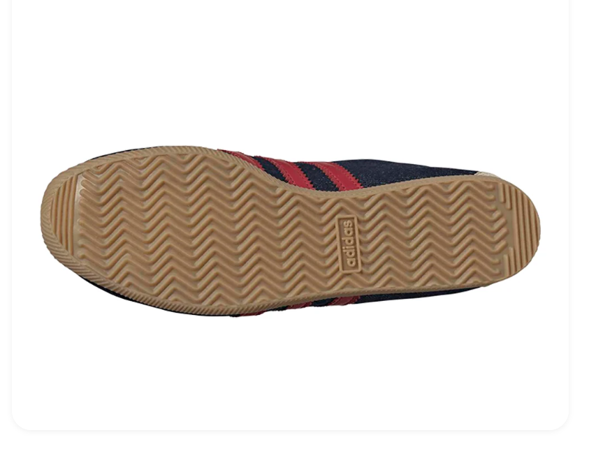 Adidas Japan Low-Top Sneakers - Dark Navy, Red, Cream & Gum