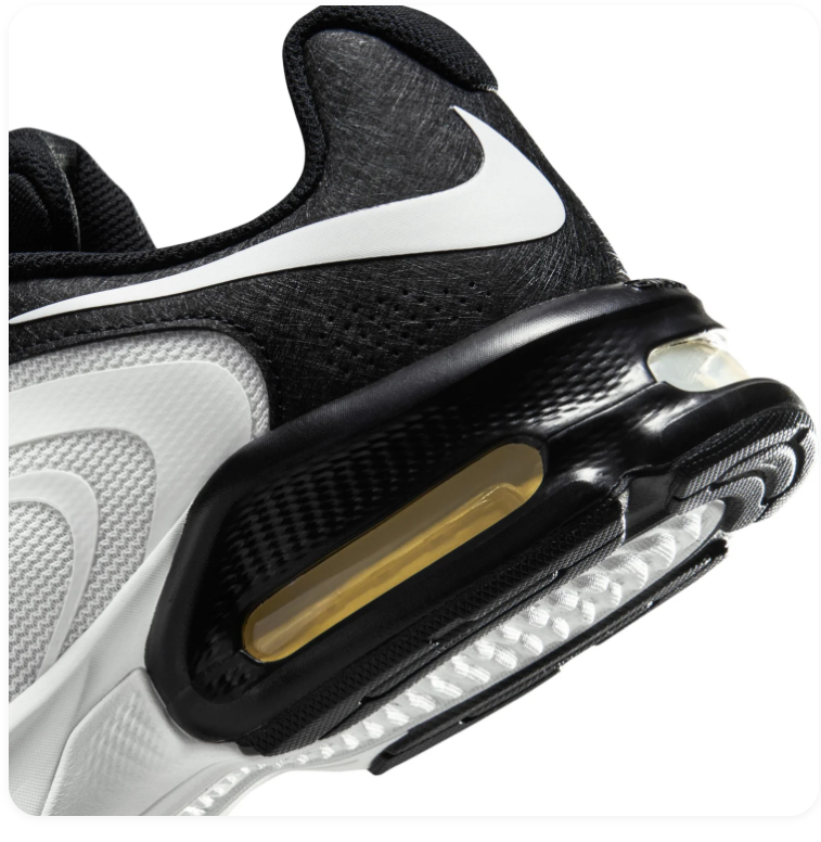 Nike Air Max Low-Top Sneakers – Black, White & Grey