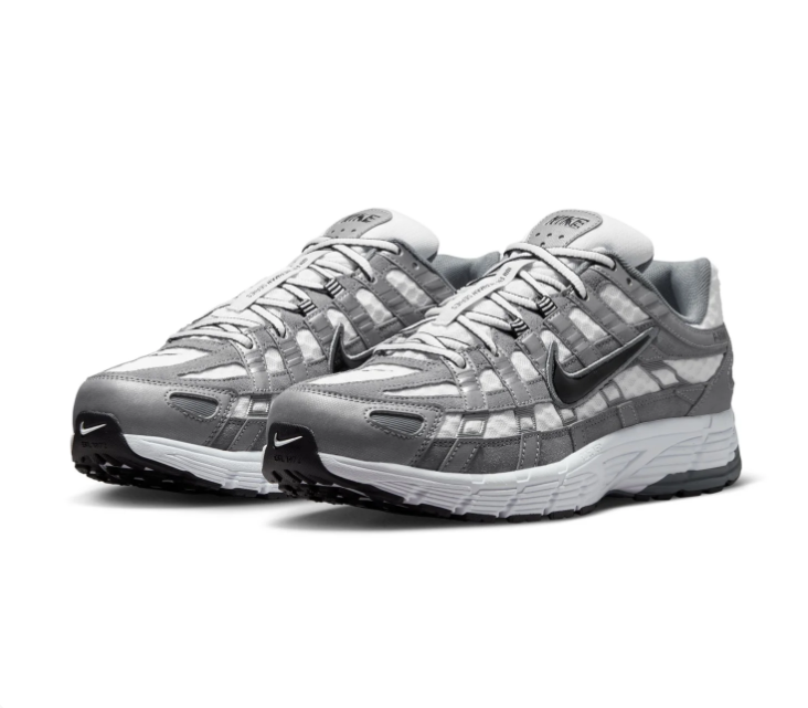 Nike P-6000 Mesh Sneakers – Grey, White & Black