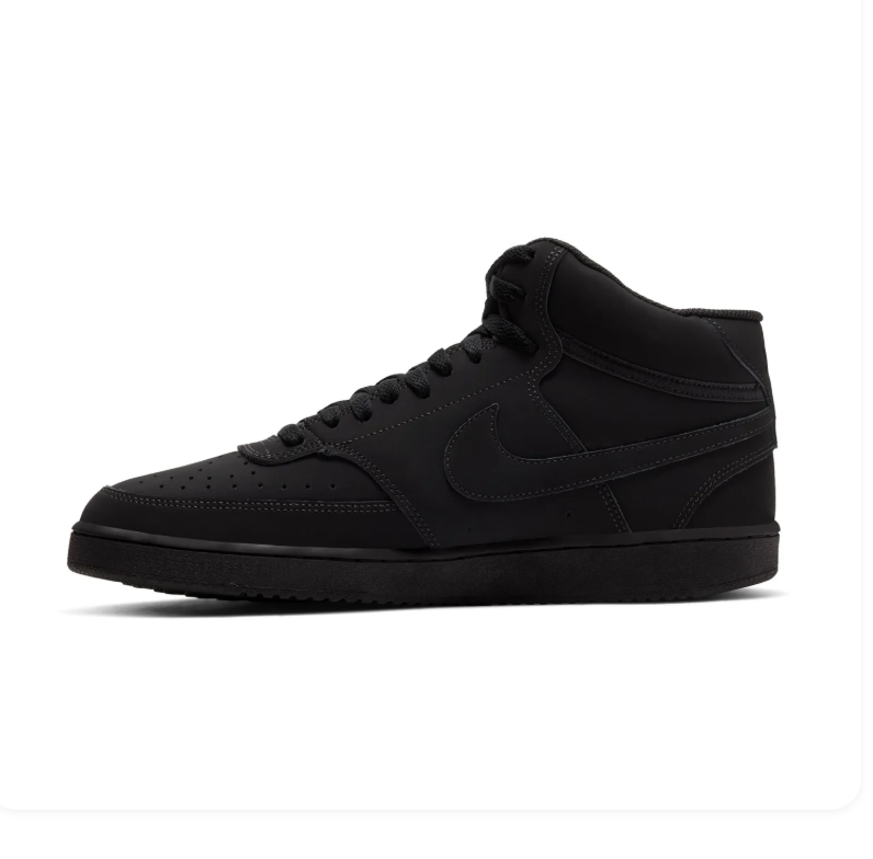 Nike All-Black High-Top Sneakers