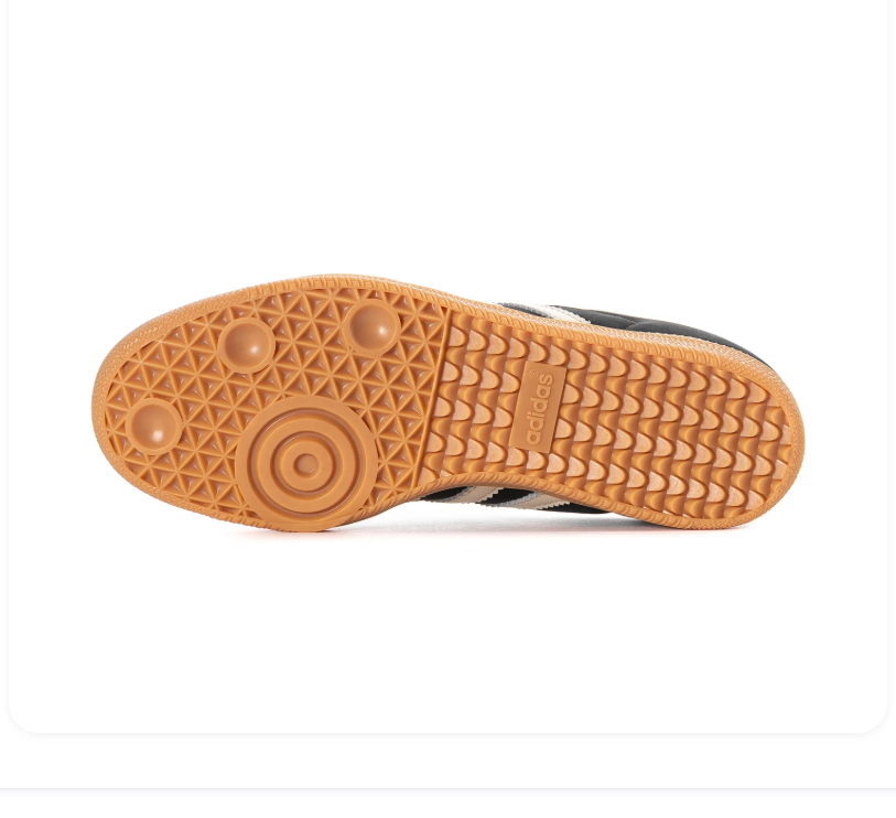 Adidas Samba Low-Top Sneakers – Cream, Black & Gum
