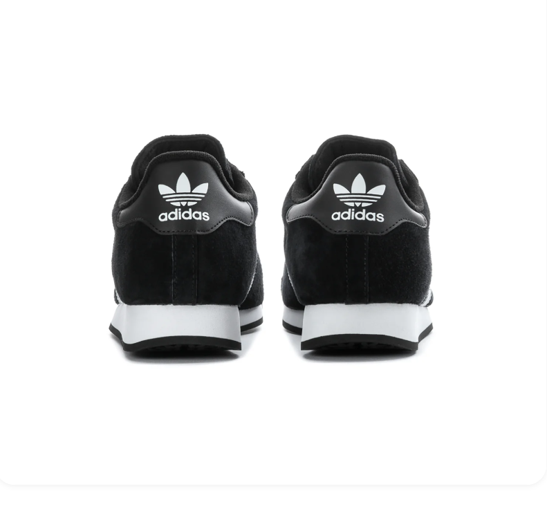 Adidas Samoa Low-Top Sneakers – Black & White
