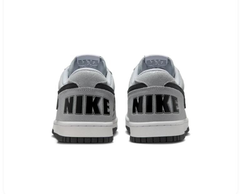 Nike Low-Top Sneakers – Light Grey & Black