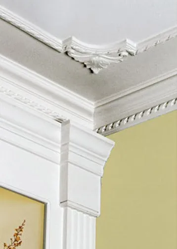 30ML di Cornice in polistirolo per soffitto modello "GISELLE" (15 aste da 2ML)