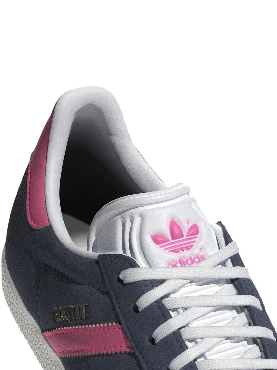 Adidas Gazelle W ID3189 - Sneaker Donna in Suede Blu e Rosa