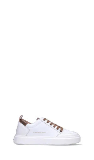 ALEXANDER SMITH Sneaker uomo bianca/marrone in pelle