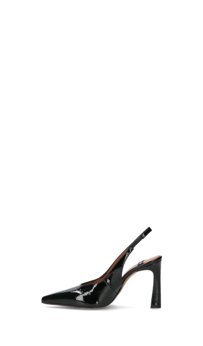 ANGEL ALARCON Slingback donna nera in pelle