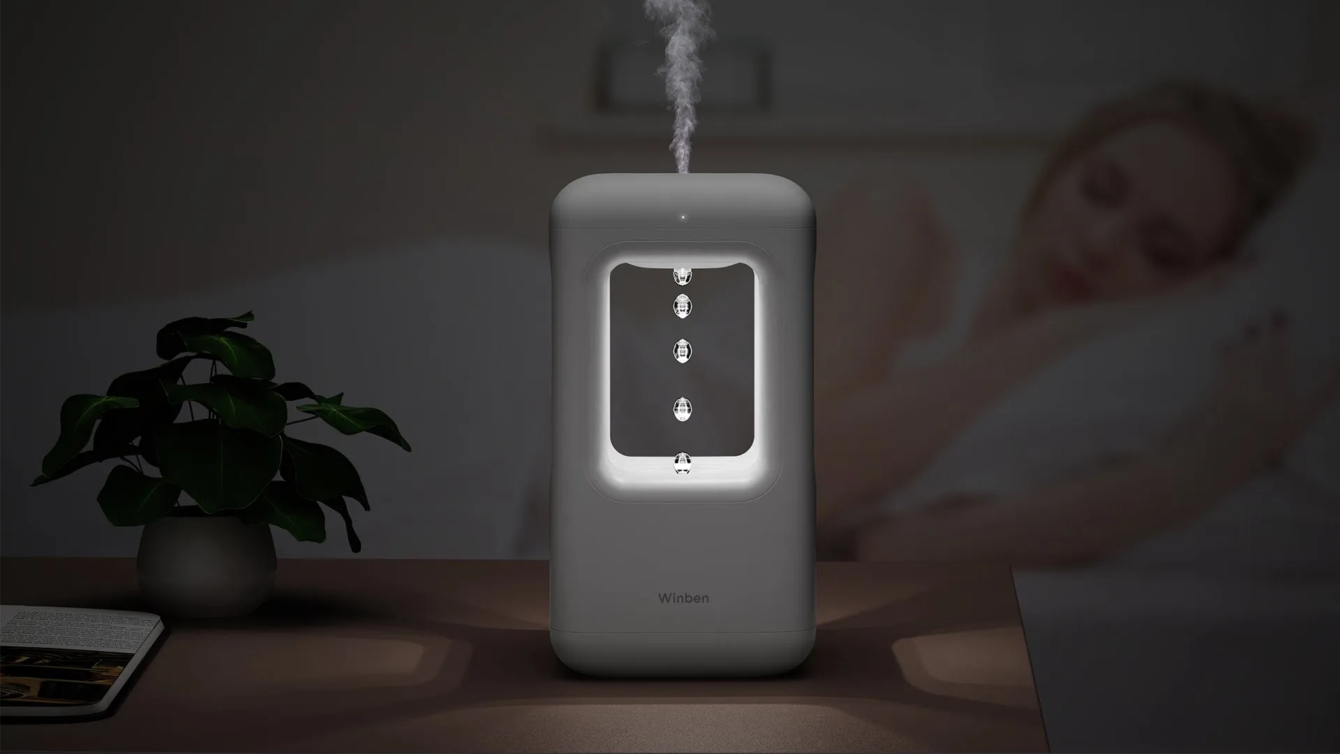 Anti-Gravity Water Drop Humidifier