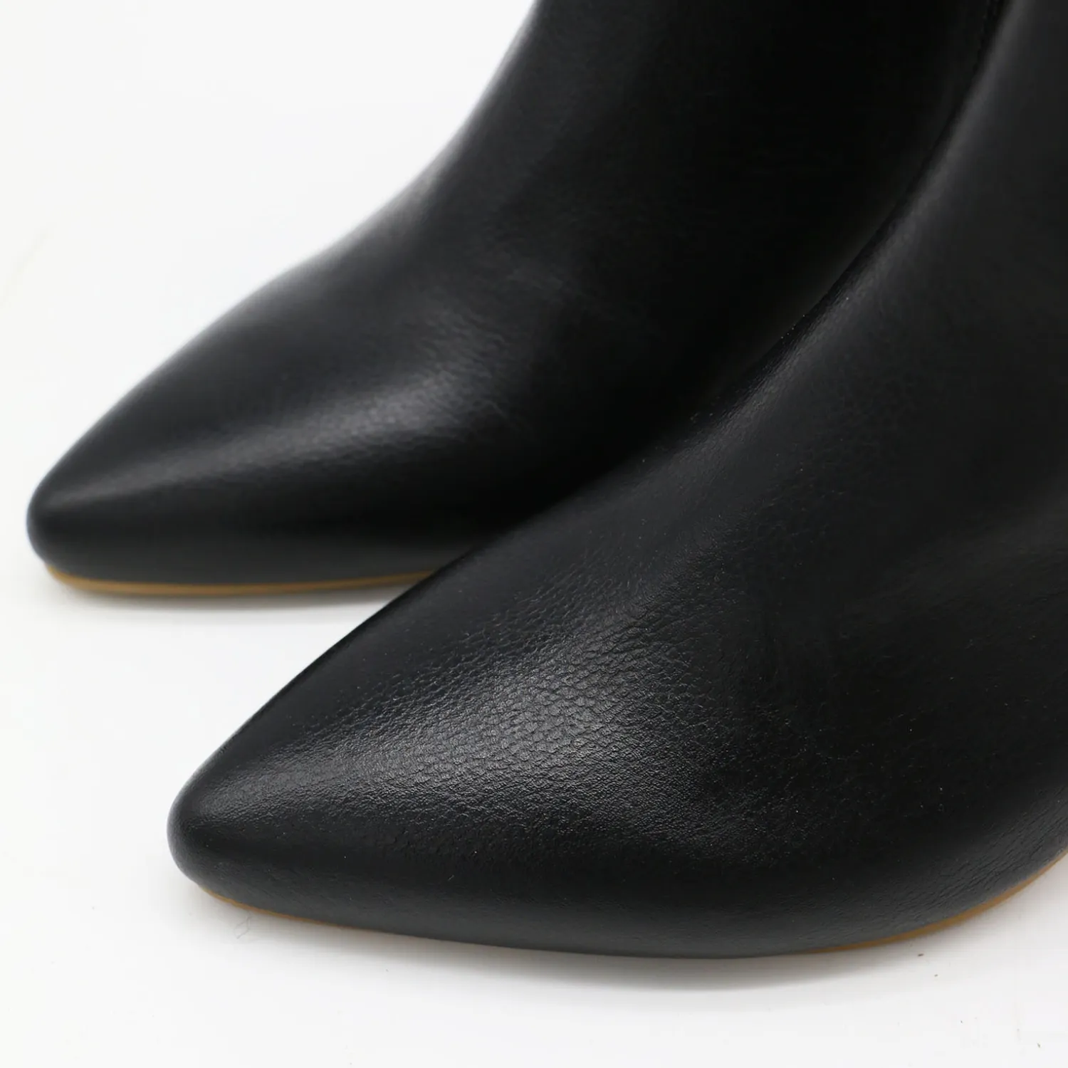 Aurlene ankle booties in black leather womens shoes